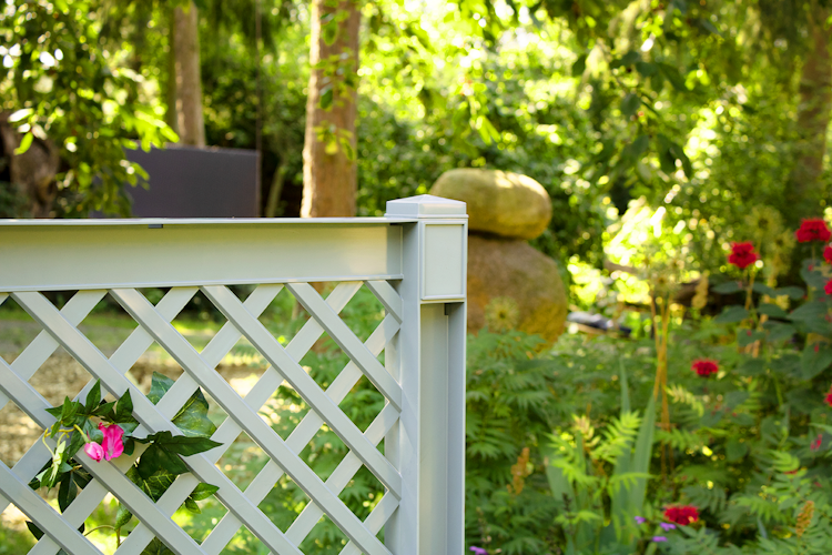 KHW Pflanzkasten groß mit Zentralspalier (2-tlg.) 100 cm