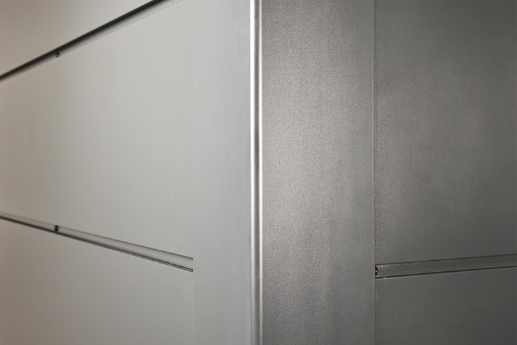 Wolff Finnhaus Premium Metall Gartenhaus Hakon 3030 Anthrazit