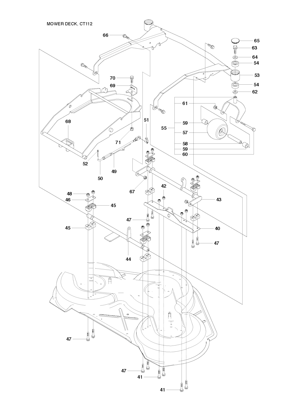Explosionszeichnung Ersatzteile