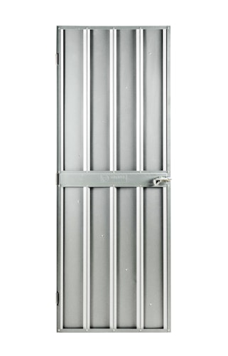 Globel Zusatzschwingtür 176x66 cm, silber metallic, für Skillion, Lean To, Dream