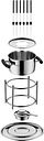 Vorschaubild WMF Allegro Party Fondue-Set, 11-teilig