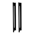 Vorschaubild Griffwerk LUCIA GST -Graphitschwarz Griffstangen-Paar -Sensat. -für Glas -Länge: 450mm