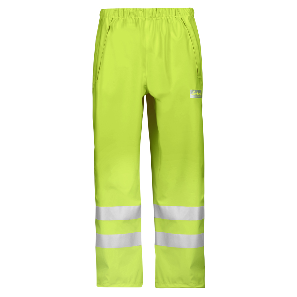 Snickers 8243 High-Vis PU Regenhose, Klasse 2
