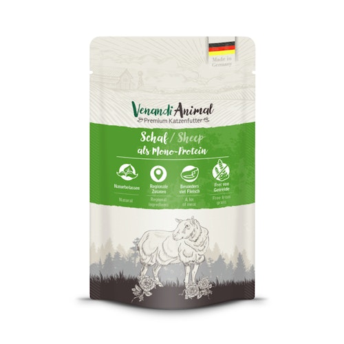Venandi Animal Monoprotein 125g Katzennassfutter