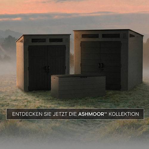 Suncast Kunststoff-Gerätehaus Modernist – stahlverstärkt (groß)