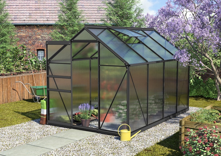 Vitavia Gewächshaus Calypso 5800 inkl. 2 Dachfenstern - 5,8 m²