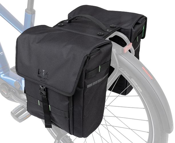 CONTEC Doppeltasche Via Weekender schwarz