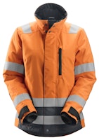 Snickers AllroundWork, Damen-High-Vis-Arbeitsjacke, Warnschutzklasse 2/3, Wärmeisolierung mit 37.5®-Technologie