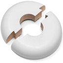 Vorschaubild HARO Heizkörperrosette weiß Innendurchmesser 15mm