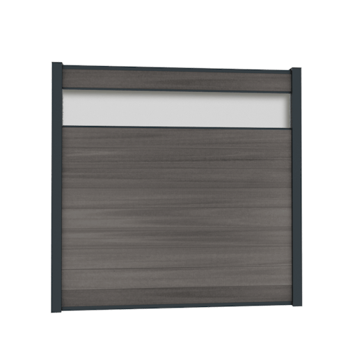 Fiberdeck BOSTON Kollektion CLARITY Milchglas satiniert