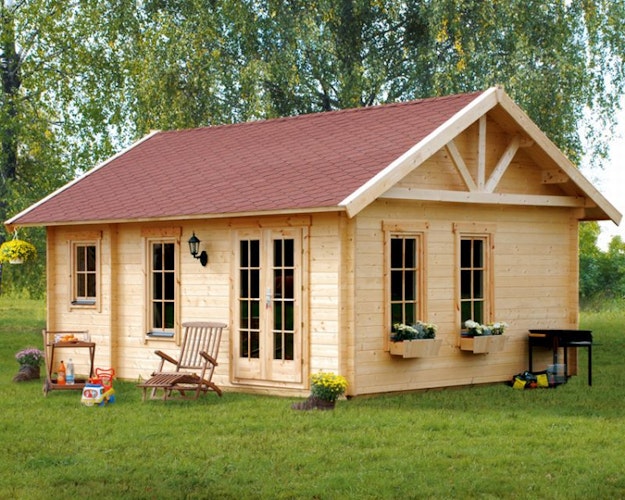 Skan Holz 45 mm Blockbohlenhaus Bern 4