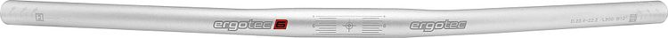 ergotec Flat Bar Lenker 600 mm silber