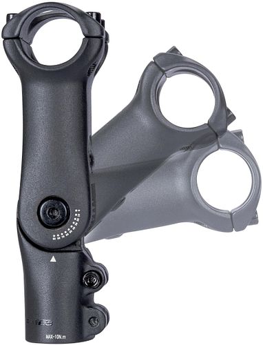 CONTEC Vorbau Lida Hybrid 110 mm schwarz 110 mm lang, 25, 4 mm Lenkerklemmung