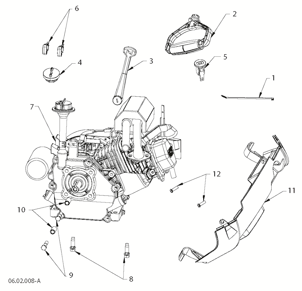 Explosionszeichnung Ersatzteile