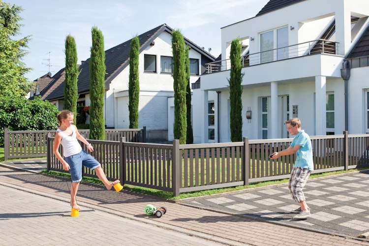 TraumGarten Vorgartenzaun Raja WPC 149x85 cm