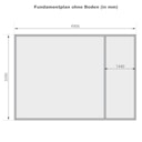 Vorschaubild Karibu Woodfeeling Blockbohlenhaus Mittelwandhaus Lagor 1/2- 38 mm
