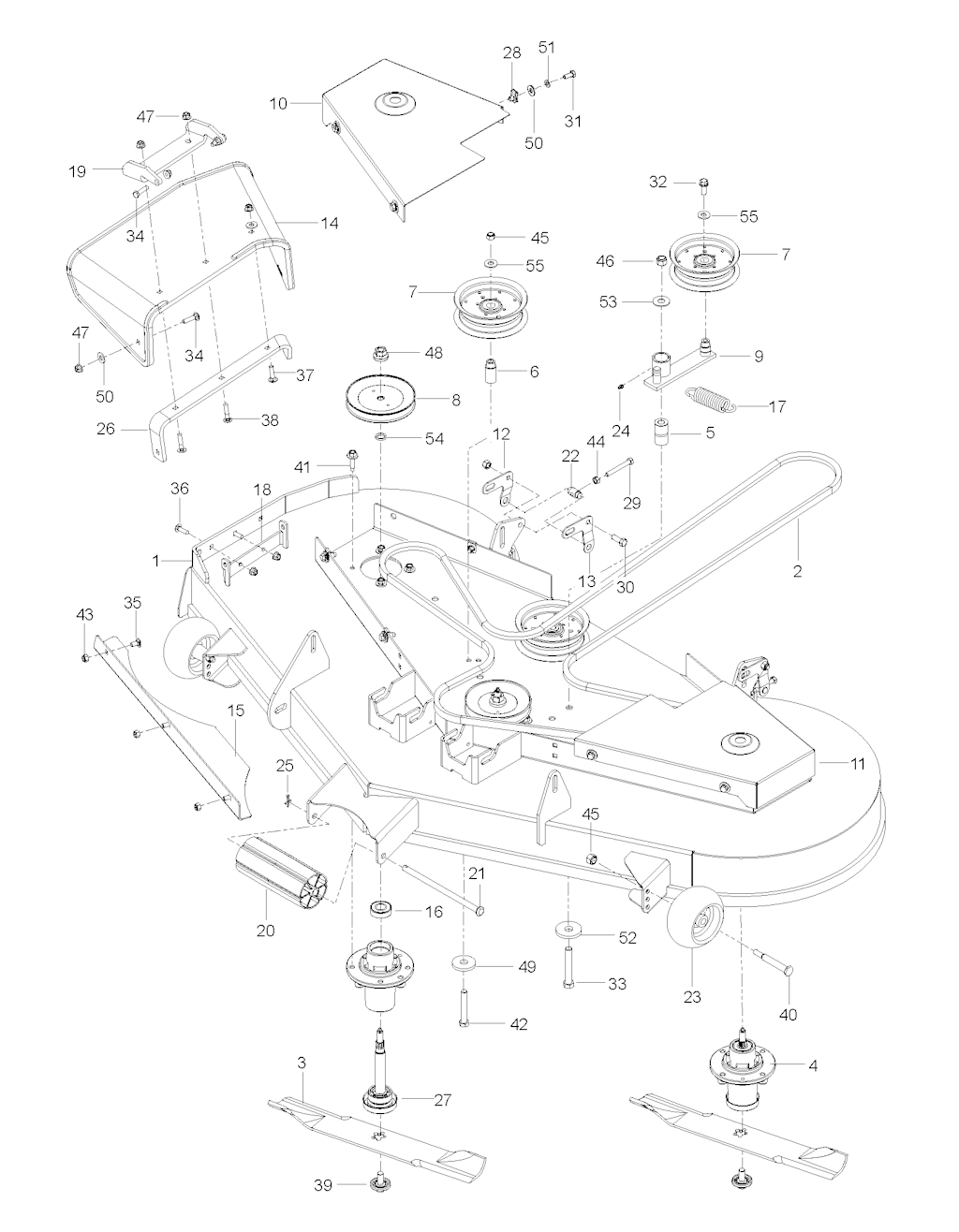 Explosionszeichnung Ersatzteile