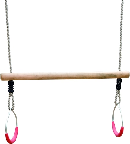 Karibu Schaukel Set inkl. Strickleiter, Flexschaukel, Schaukelscheibe, Klettertau, Trapezschaukel