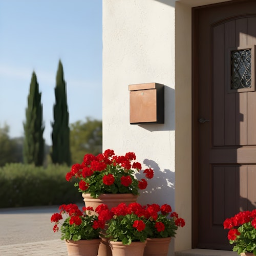 ALLUX Grundform Villa Design Briefkasten 440x345x180 mm