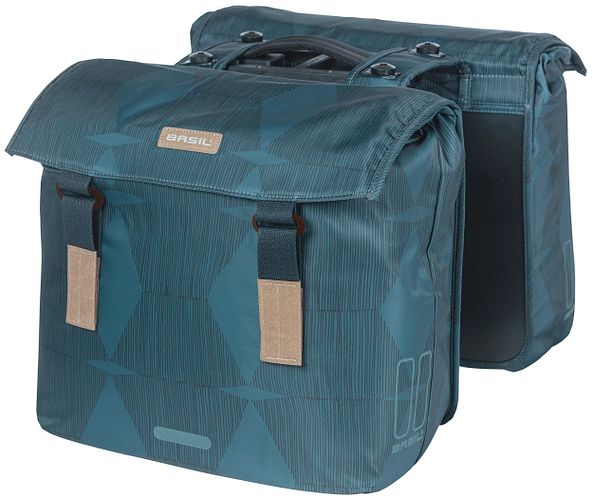 Basil Doppeltasche Elegance 49 l blau