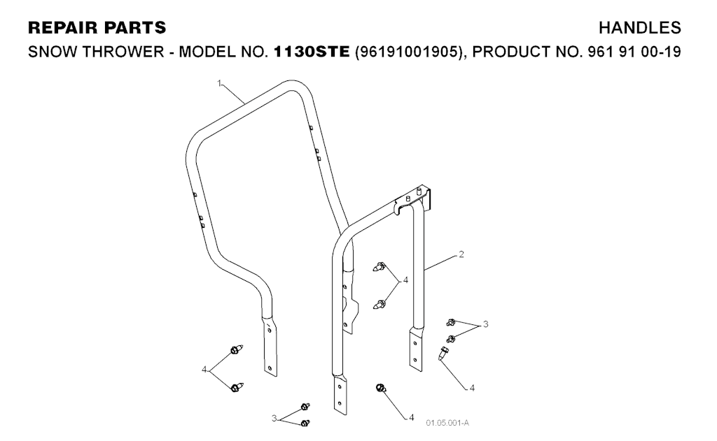 Explosionszeichnung Ersatzteile