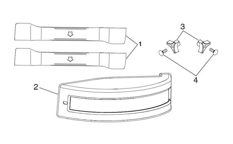 Husqvarna Zubehör für Aufsitzmäher MULCH KIT, 42 CLEARCUT, 587412301
