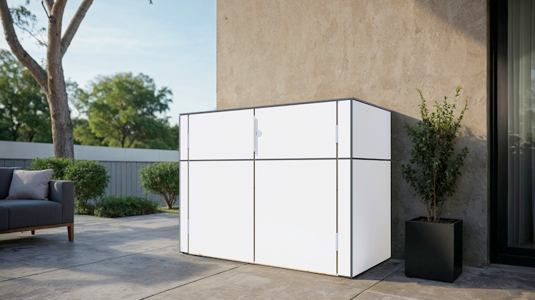 Bertilo HPL Geräteschrank Terrace - 6 mm