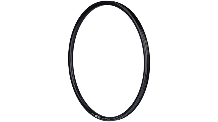 CONTEC Felge Zen 26 Disc 26 Zoll schwarz 19-559, 536 mm ERD (inkl. Speichenlöcher gemessen)