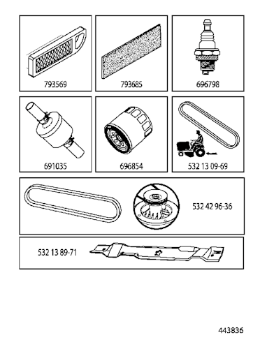 Husqvarna Gartentraktoren 96041023603 LTH2142DR