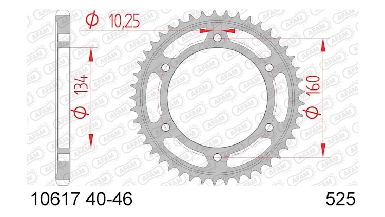 Afam Kettenrad 10617