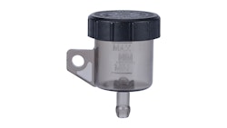 Brembo Bremsflüssigkeitsbehälter 15 ml, Ausgang gerade, Höhe 40 mm, Ø 31 mm, rauchgrau