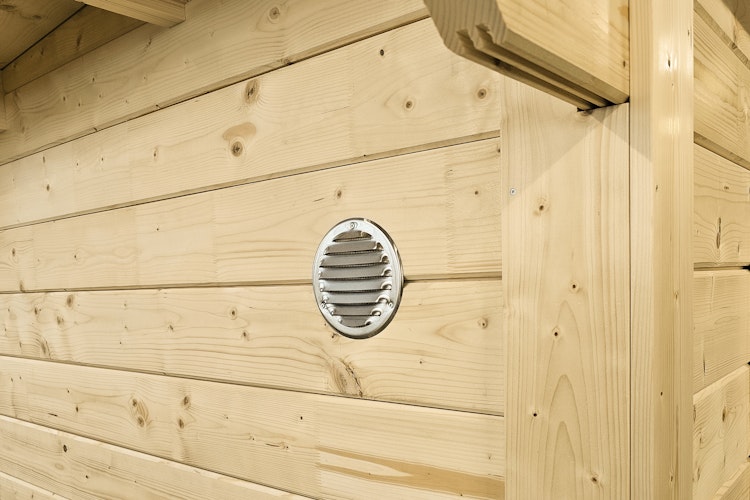 Skan Holz Saunahaus Helsinki 2 - 45 mm Blockbohlen
