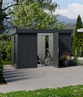 Hörmann Metall-Gerätehaus Juno JFD mit Flachdach