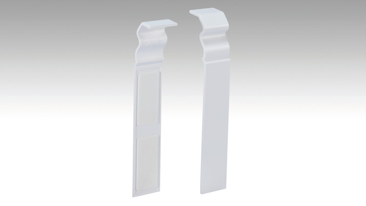 MeisterWerke Zubehör-Steckfußleiste Verbindungsstück Hamburgerprofil-weiß 2001 - 10 PK / 11 PK / 12 PK / 13 PK