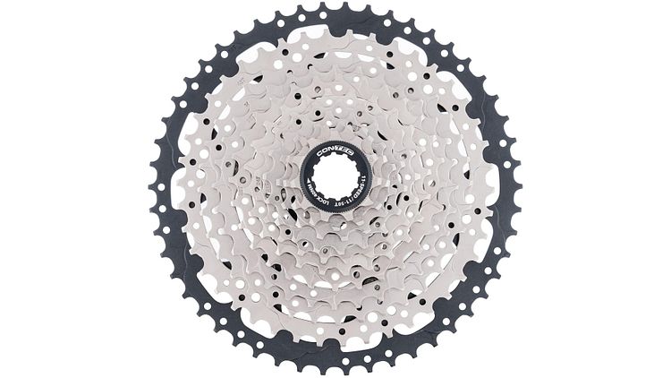 CONTEC Kassette Grad 11-fach silber/schwarz 11-13-15-18-21-24-28-32-36-42-50 Zähne