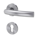 Vorschaubild Griffwerk LORITA PROFESSIONAL Schraubtechnik FS Panik -Edelstahl matt  Rosettengarnitur geteilter Vierkant 9mm -Schraubt. -PZ -TS 38-50mm