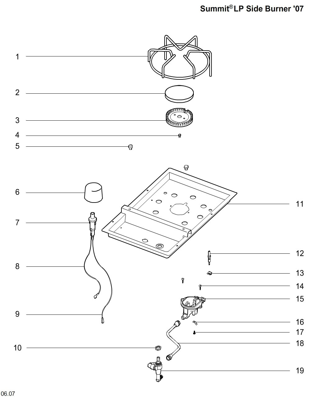 Explosionszeichnung Ersatzteile