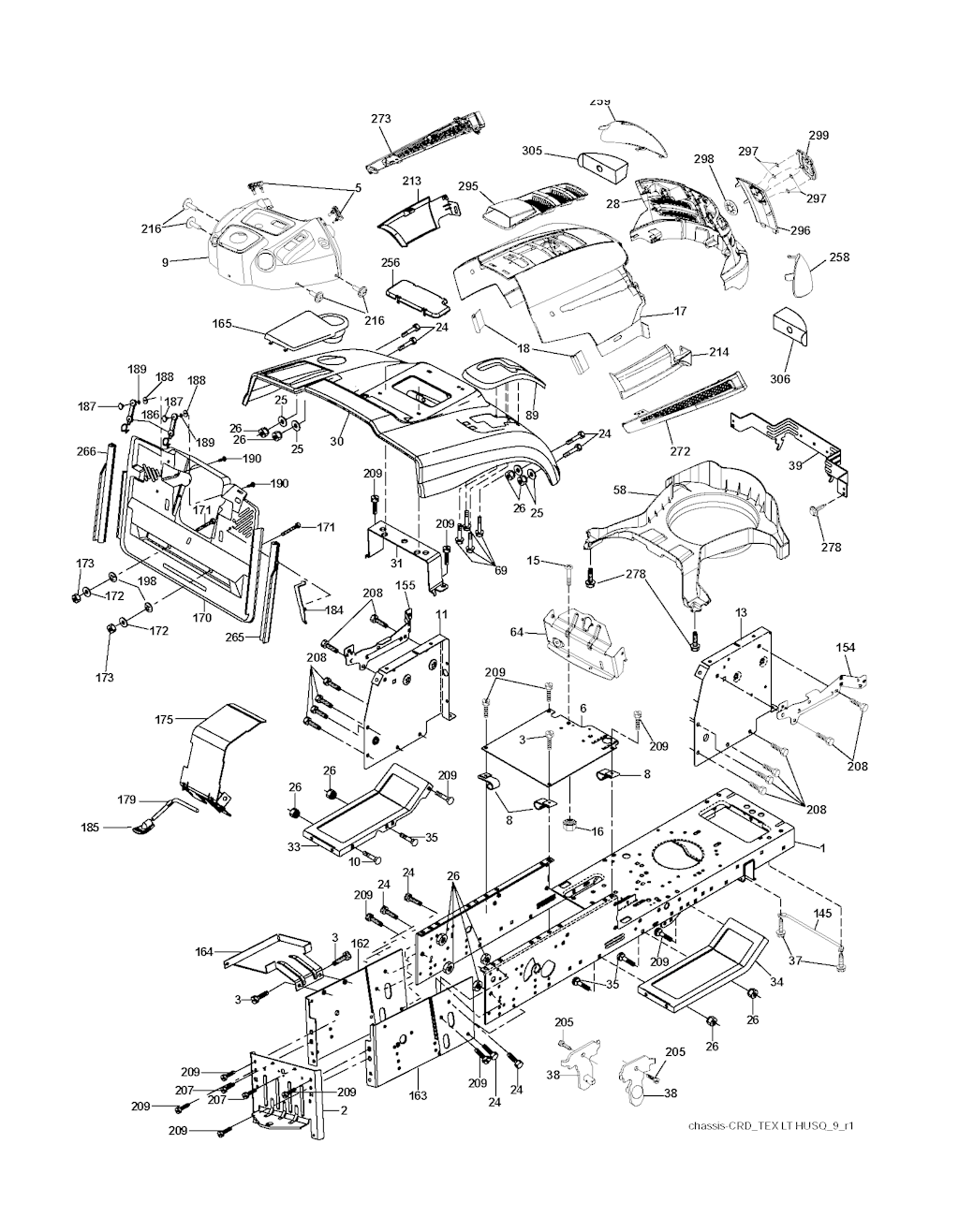 Explosionszeichnung Ersatzteile