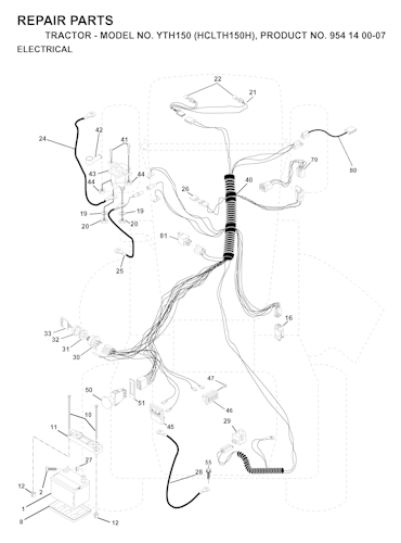 Husqvarna Gartentraktoren YTH150, HCLTH150H, 954140007, 1998-10