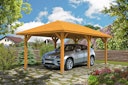 Vorschaubild Skan Holz Carport Taunus 374 x 656 cm