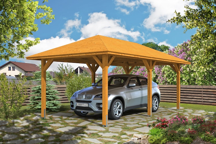 Skan Holz Carport Taunus 374 x 656 cm