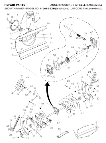 Husqvarna Schneefräsen/Fräsen 96195000201 1130SBE- XP®