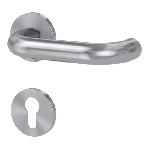 Griffwerk VAYA 183 ALESSIA fast2fix Fast2Fix GK3 Rosetten rund Profilzylinder Edelstahl matt