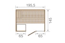 Vorschaubild Weka Premium Massivholzsauna Bergen 1 - 45 mm