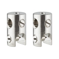 Paulmann Sicherheitsseilklötze chrom (2 St.)