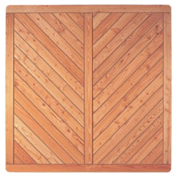 T&J SKAGEN Sichtschutzzaun Lärche 1800 x 1800 mm