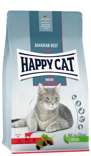 HAPPY CAT Supreme Indoor Adult Voralpen-Rind Katzentrockenfutter