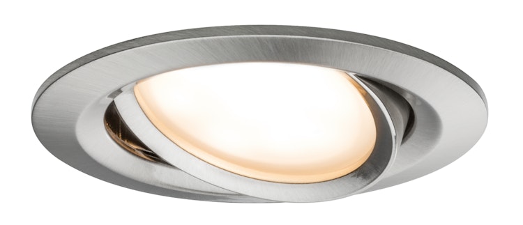 Paulmann Einbauleuchte Smart Coin LED 3x2 W Set mit Farblichtsteuerung, Dimm- und Schwenkfunktion