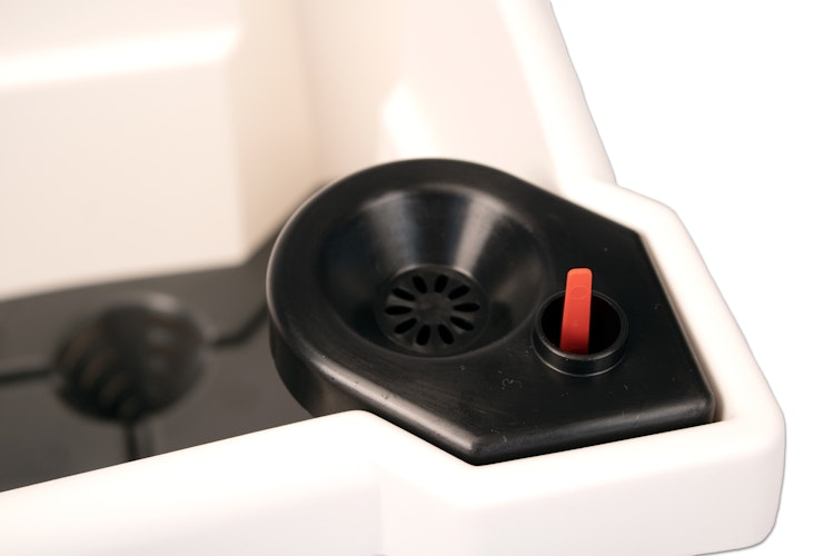 KHW Calypso Pflanzkasten auf Rollen mit Bewässerungssystem + modularem Spalier