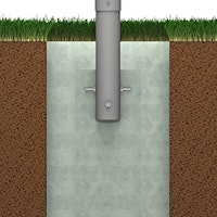 Biohort Pfosten/Steher für Sichtschutz-System